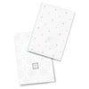 Baby Burpies Set - Pastel Pink Little Dots and Sterling Sparklers