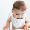 Muslin Bandana Bib - Starshine, Pastel Blue