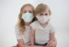 Kids Face Mask, 2-Layer Woven Cotton Flannel, SeaCrystal - Child Size, Made in USA