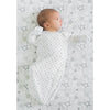 Muslin Swaddle, Pajama Gown and Hat Gift Set - Tiny Triangles, Sterling, Newborn