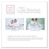 Muslin Luxe Blanket - 4-Layers of Incredibly Soft Muslin - Great for Toddler and Young Child, Reversible Design - Green Woodland