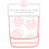 Muslin Baby Burpies - Shimmer (Set of 2), Pink