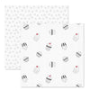 Marquisette Swaddle Blankets - Cupcakes and Bubble Dots (Set of 2)