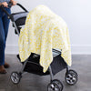 Marquisette Swaddle Blanket + Marquisette Headband Gift Set, Yellow