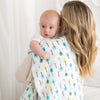 SwaddleDuo - Cute and Calm, Pastel Blue