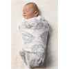 Marquisette Swaddle Blanket - Medallions, SeaCrystal