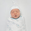 Cotton Knit - Tiny Doggie Hat, Pastel Blue