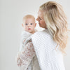 Muslin Swaddle Blankets - Gold and Graphite, Soft Black with Touch of Gold Shimmer (Set of 4)