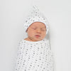 Ultimate Swaddle and Hat Newborn Gift Set - Bunnie, Pastel Pink