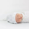 Muslin Swaddle, Pajama Gown and Hat Gift Set - Bunnie, Pastel Pink, Newborn