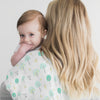 Muslin Swaddle Single - Green Woodland