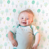Muslin Swaddle Single - Green Woodland