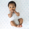 Muslin Swaddle Blankets - Little Ships (Set of 4), Pastel Blue