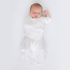 SwaddleDesigns Starter Set - Ultimate, Muslin Swaddle, Swaddle Wrap, and Classic Polka Dots Omni Newborn Gift Set, Sterling
