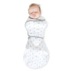 Omni Swaddle Sack with Wrap - Arms Up Sleeves & Mitten Cuffs, Tiny Arrows, Soft Black