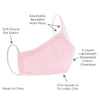 Muslin Swaddle and 3-Layer Cotton Chambray Face Mask Set - Heavenly Floral Pink
