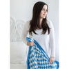 Stroller Blanket Forever Diamond + Ultimate Swaddle Blanket Mod Circles on White
