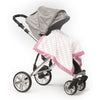 Stroller Blanket - Forever Diamond, Pink, Large, 30x40 inches