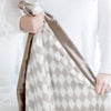 Stroller Blanket - Forever Diamond, Taupe Gray, Large, 30x40 inches