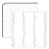 SwaddleDuo - Bubble Dots and Champagne, Soft Black Pearl