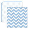 SwaddleDuo - Classic Chevron, Blue