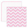 SwaddleDuo - Classic Chevron, Pink