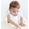 Baby Bib - White Terry Pastel Trim - Personalize It