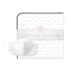 Ultimate Swaddle and 2-Layer Cotton Face Mask Set - Bubble Dots Sterling
