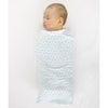 SwaddleDuo - Bubble Dots and Champagne, Soft Blue