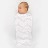 SwaddleDuo - Geo Fleur & Doggies, Pink