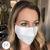 3-Layer Woven Cotton Chambray Face Mask, Vaxxed & Masked to Protect the Kids