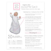 Soft Cotton Non-Weighted zzZipMe Sack - Tiny Doggie, Pastel Blue
