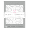 Muslin Non-Weighted zzZipMe Sack - Starshine, Sterling