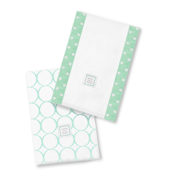 Baby Burpies - Mod Circles on White