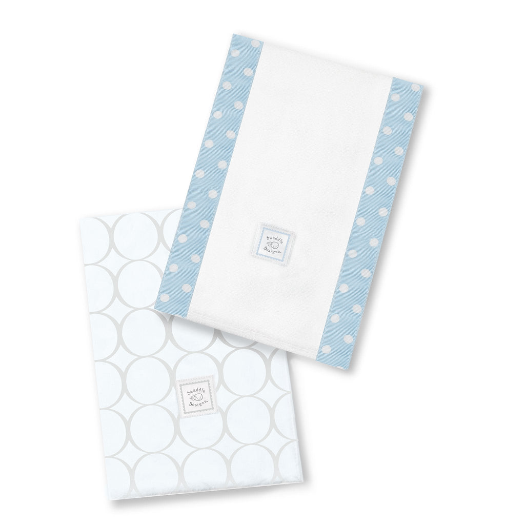 'Baby Burpies - Sterling Mod Circles, Sunwashed Blue' - Customized