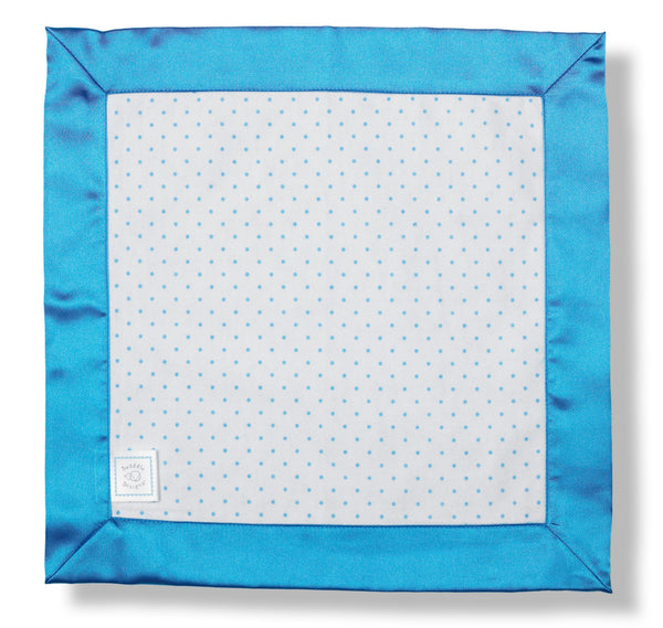 Cotton Baby Lovie - Polka Dots, Blue - Customized
