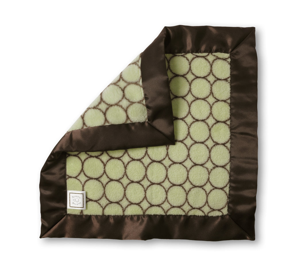 Cozy Baby Lovie - Brown Mod Circles