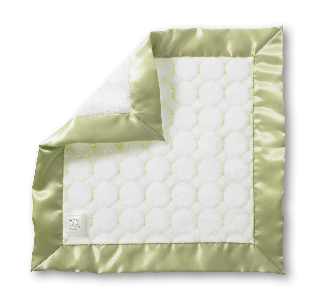 'Cozy Baby Lovie - Pastel Puff Circles, Kiwi' - Customized