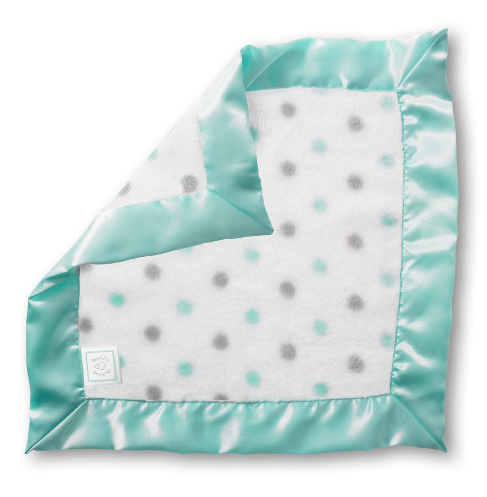 Cozy Baby Lovie - Sterling Dots with Pastel, SeaCrystal - Customized
