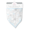 Muslin Bandana Bib - Starshine, Pastel Blue