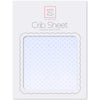 Fitted Flannel Crib Sheet - Fresh Pastel Polka Dot