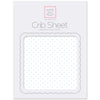Flannel Fitted Crib Sheet - Polka Dots
