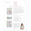 Organic Crib Sheet - Mod Circles on Ivory