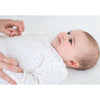 Muslin Non-Weighted zzZipMe Sack Set - Butterflies + Tiny Triangles Shimmer, Pastel Pink