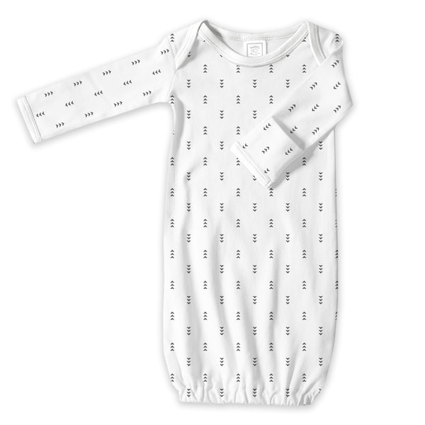 Cotton Knit Pajama Gown - Tiny Arrows