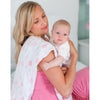 Baby Velvet zzZipMe Sack - Ultimate, Muslin Swaddle Newborn Gift Set, Pastel Pink
