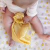 Ultimate Swaddle Blanket - Little Chickies, Yellow and Sterling