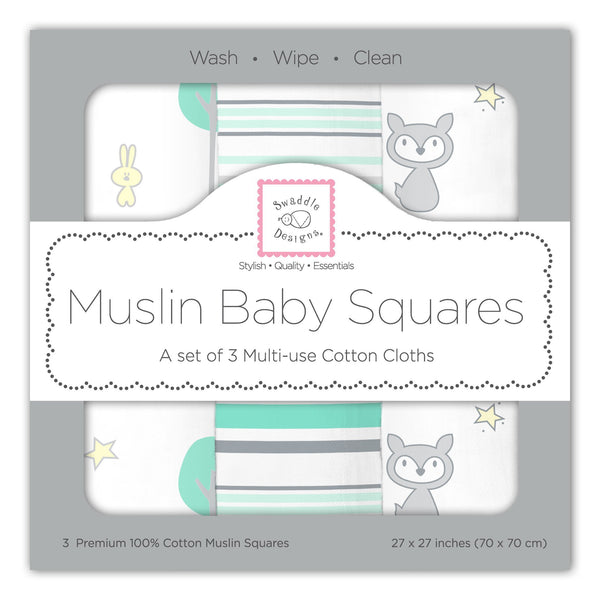 Muslin Squares - Woodland Fun
