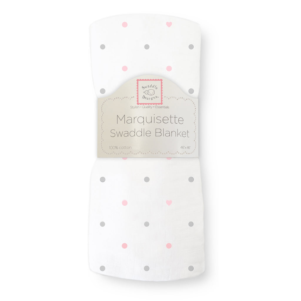 Marquisette Swaddling Blanket - Dottie