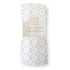 Marquisette Swaddle Blanket - Mod Circles on White 